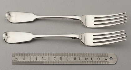 Cape Silver Table Forks (Pair) - Lawrence Twentyman